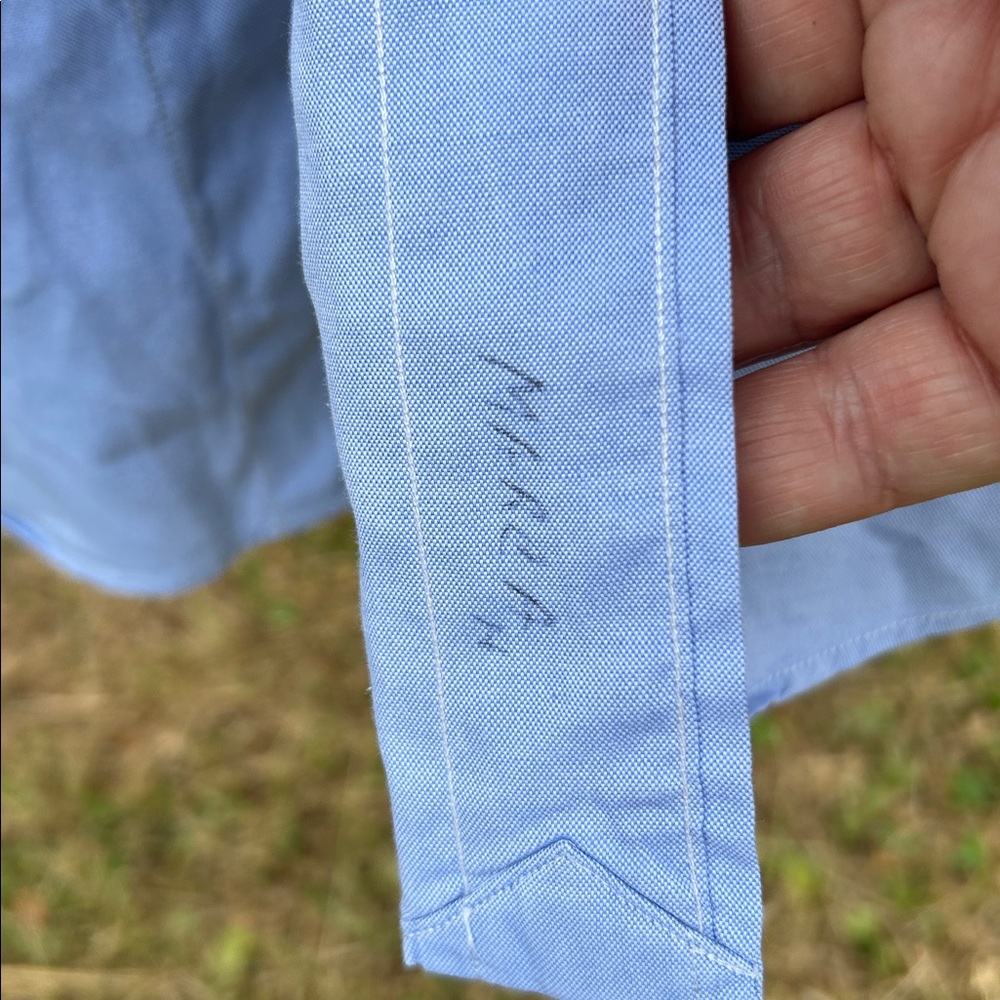 Ex Cond Vntg 80-90s Ralph Lauren Yarmouth Dress Shirt 16/33 100% Cotton HongKong - Picture 6 of 8